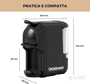 DIGIQUEST Macchina da caffè Multicompatibile COFFY