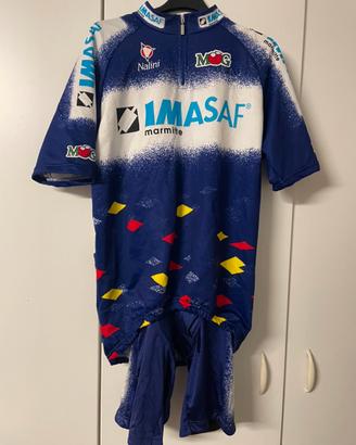 Completo ciclismo vintage IMASAF -Nalini -Taglia 6