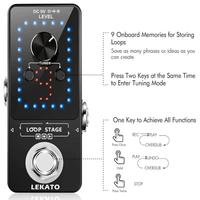 Lekato Guitar Looper Loop Guitar Pedal