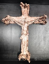 Crocifisso in ceramica 1968 Mazzotti G.B. Albisola