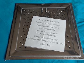 Gratella per tostare pane e polenta 