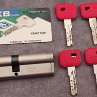 Cilindro europeo MG - made in Italy - 4 chiavi