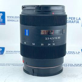 Obiettivo SONY ZA 16-80mm f 3.5-4.5 Zeiss USATO