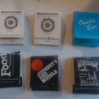 Scatole americane vintage di fiammiferi, cerini