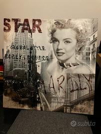 Quadro Marilyn Monroe in tela