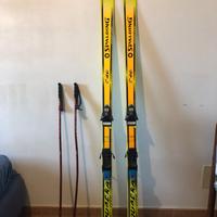 Sci Spalding+attacchi Salomon+bastoncini Gipron
