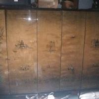Armadio laccato stile Giapponese a 6 ante