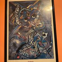 Quadro stampa Kandinsky con cornice