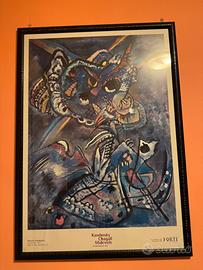 Quadro stampa Kandinsky con cornice