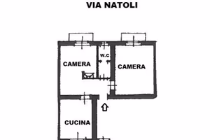 Ampio bilocale oltre accessori in via Piazza Dante