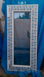 FINESTRA PVC PROFILLO Z- 61L×145H  BIANCO 