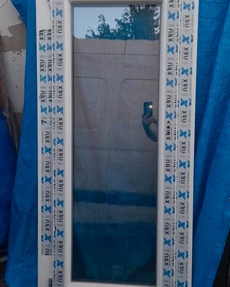 FINESTRA PVC PROFILLO Z- 61L×145H  BIANCO 