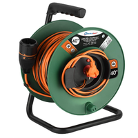 Electraline 49248 Avvolgicavo con Prolunga Elettri