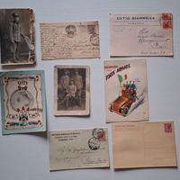 Lotto Cartoline Epoca e Militari - 8 Pezzi Rari