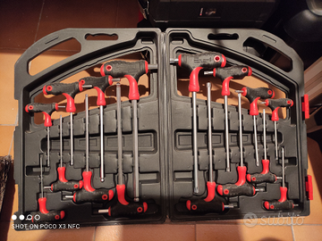 Set chiavi esagonali e torx