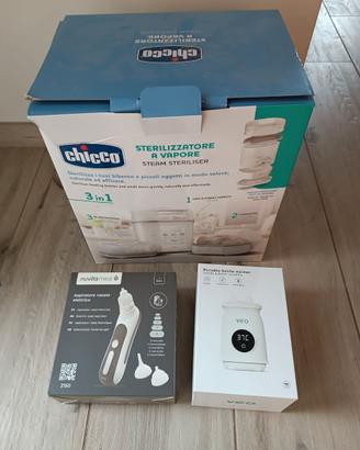 Sterilizzatore scalda biberon aspiratore nasale