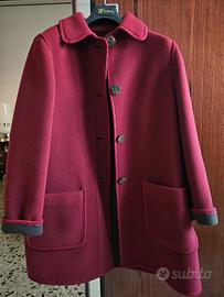 Cappotto bordeaux donna