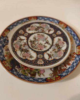 Set 2 Piatti Decorativi Giapponesi - Porcellana Im