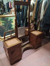 Specchiera,specchio basculante con mobiletti