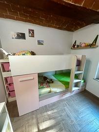 Letto a castello contenitore