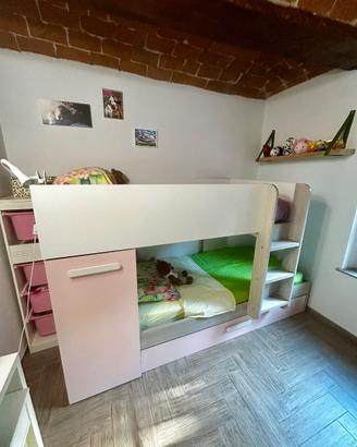 Letto a castello contenitore