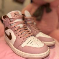 [Air Jordan nike] Air Jordan 1 Mid donna rosa 36