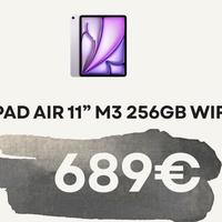 IPAD AIR 11" 256GB WIFI M3 - NUOVO