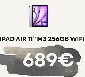 IPAD AIR 11" 256GB WIFI M3 - NUOVO