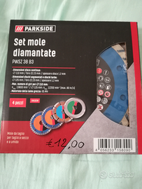 Set mole diamantate Parkside 4 pezzi