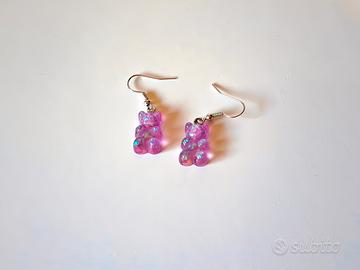 orecchini orsetti gommosi 