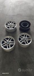 3 CERCHI AUTO BMW 15 POLLICI E 1 IN FERRO 15 