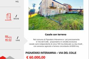 Casa / rustico semi indipendente con terreno