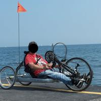 Handbike modello Quickie Shark Handycycle
