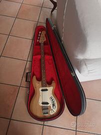 Hagstrom I bass vintage 1964 custodia Polverini