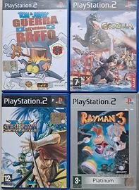 Lotto di 4 giochi originali per PlayStation 2