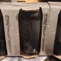 coca cola bicchiere lattina fumé 