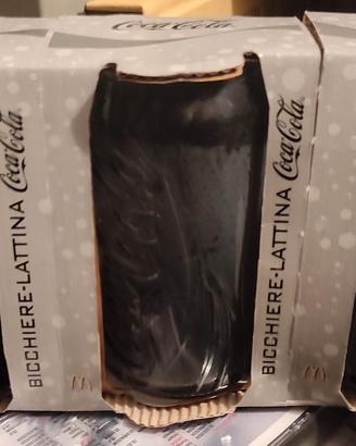 coca cola bicchiere lattina fumé 