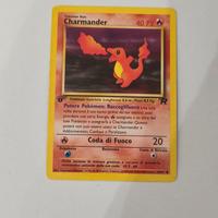 carta Pokemon charmander prima edizione 