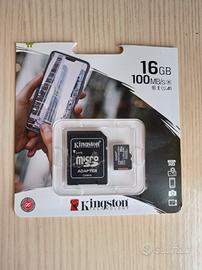 scheda di memoria sdhc canvas selected plus 16gb  