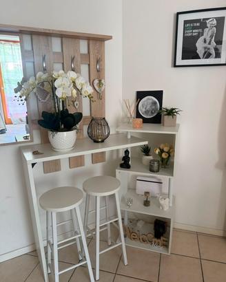 Tavolo consolle con 2 sgabelli - 150 € trattabili