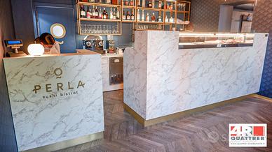 Banco preparazione sushi + arredo completo 2022