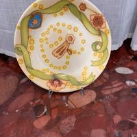 Piatto thun bianco con angele