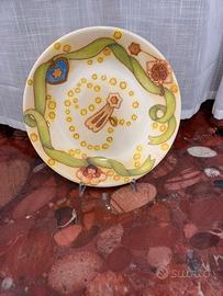 Piatto thun bianco con angele