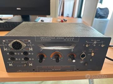 Amplificatore stereo Silicium EK.30.8.II  ’70
