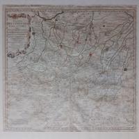 Antica carta geografica Modena