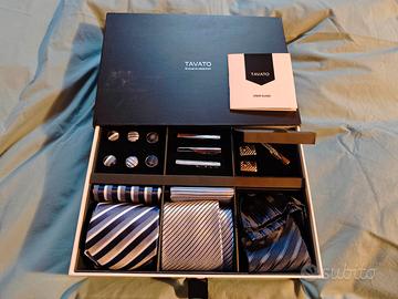 Set cravatte di classe da uomo Tavato Premium
