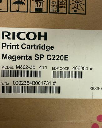 TONER PER STAMPANTE RICOH