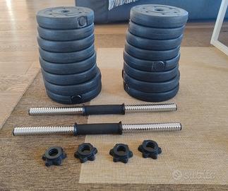 Manubri componibili palestra 