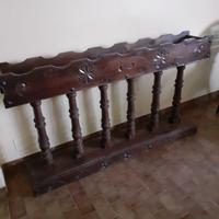 Fioriera, separatore per ambienti in legno