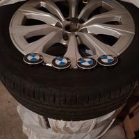 4 Cerchi bmw da 17 + gomme estive con 7.000km